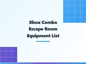 Xbox Combo Escape Room Equipment List