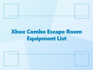 Xbox Combo Escape Room Equipment List